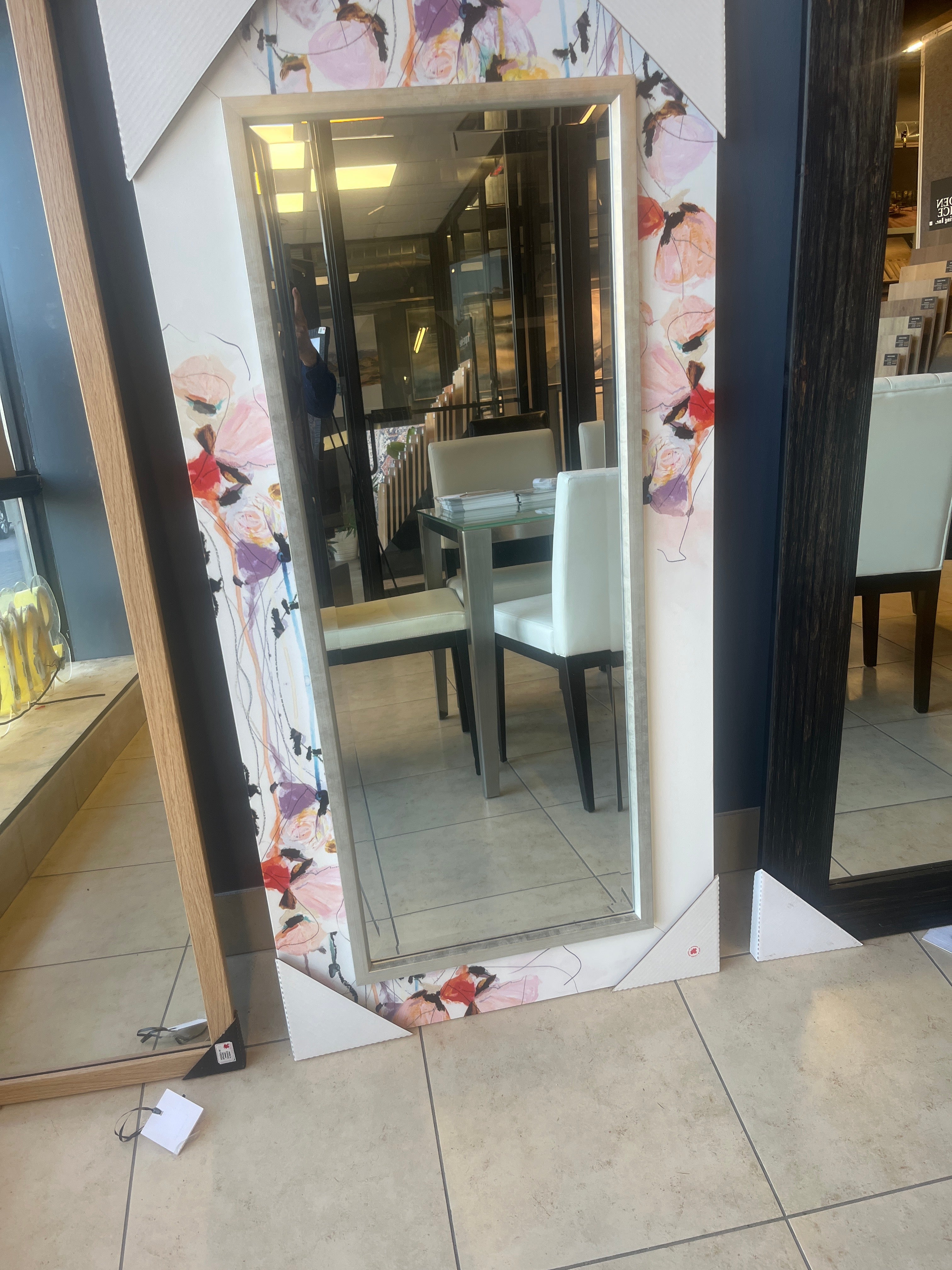 Floral Frame Mirror (Plain Mirror)