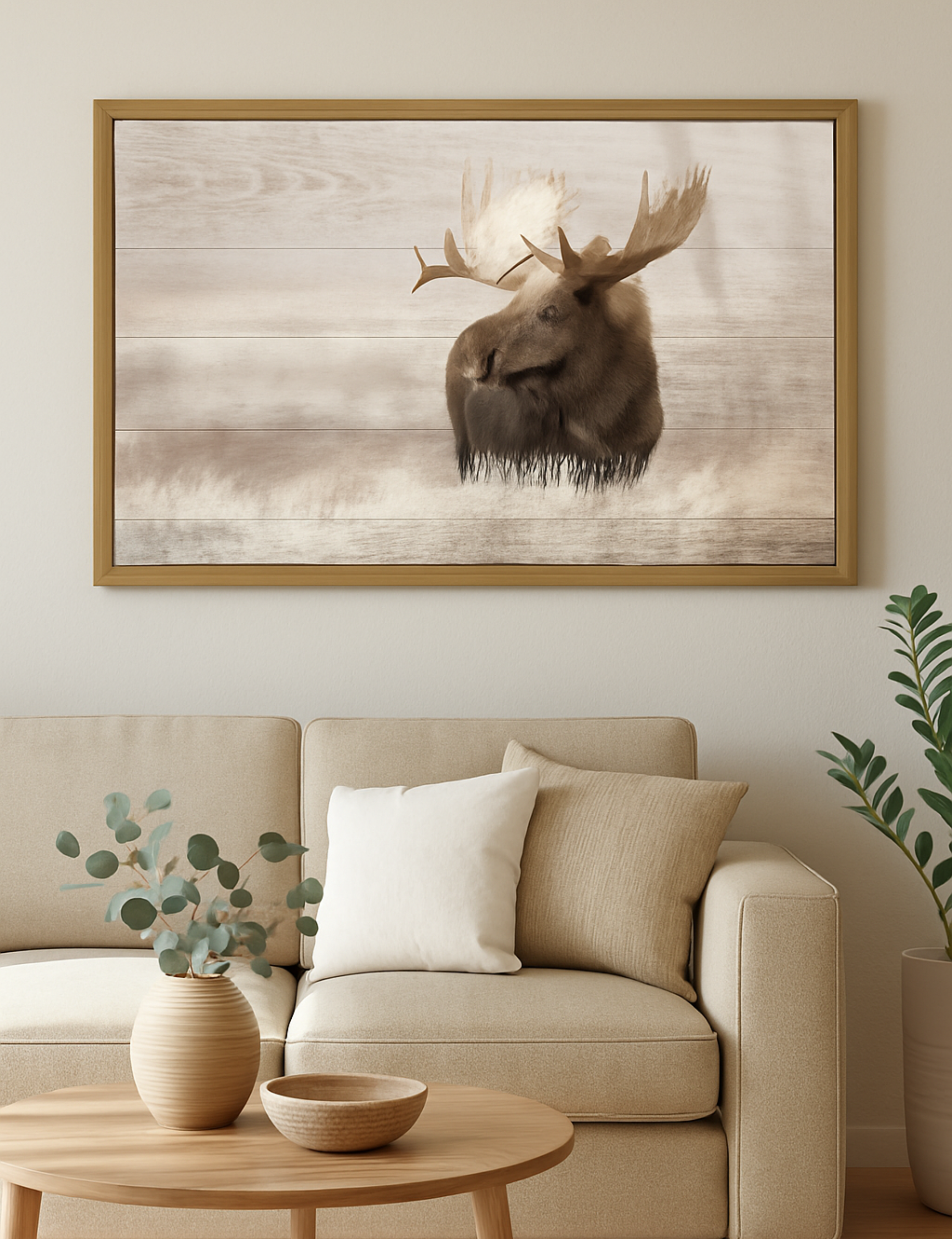 “Moose" – Rustic Tranquility (Stucco Finish)