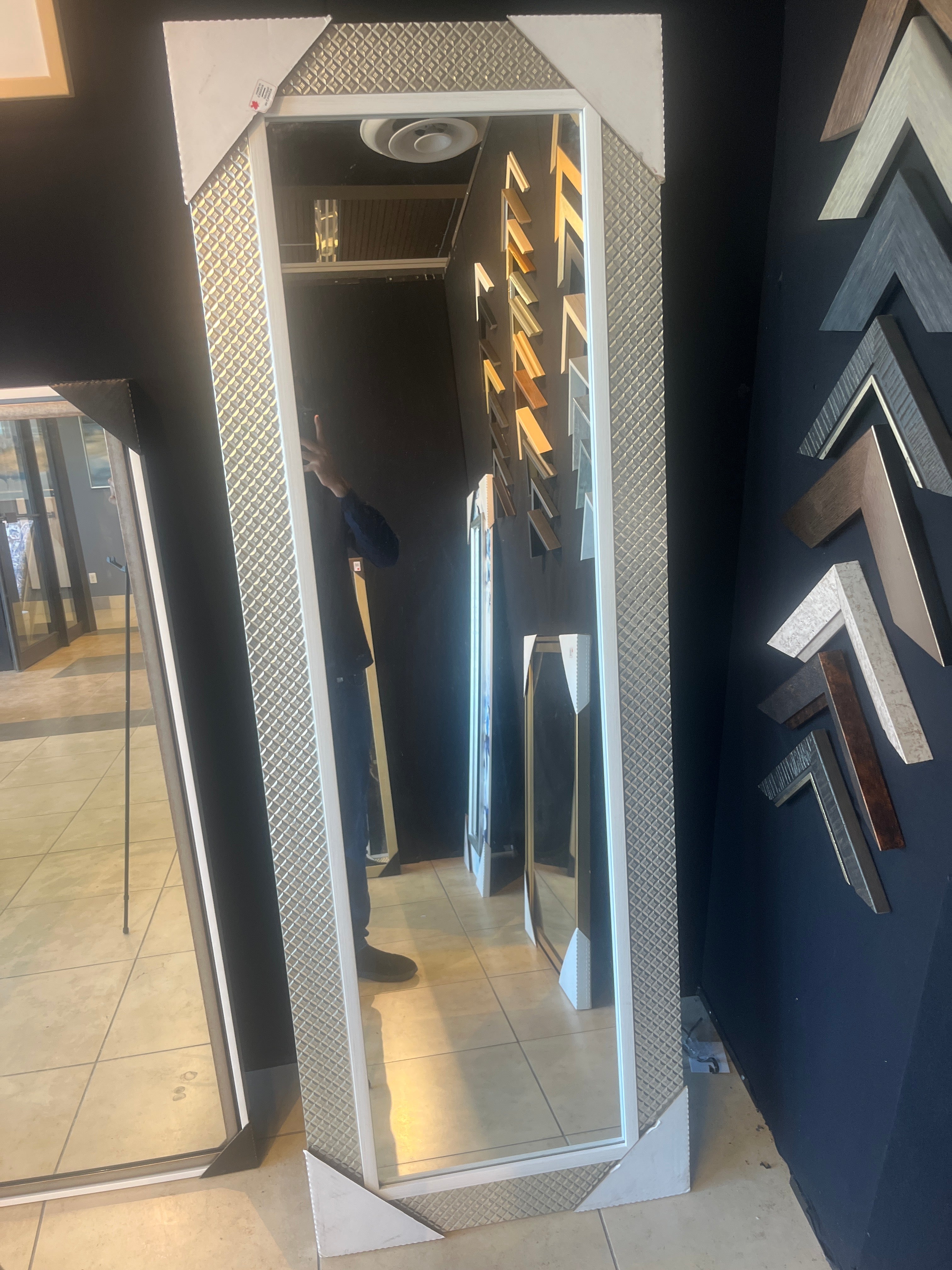 Brushed Gold Mirror (Double Frame)