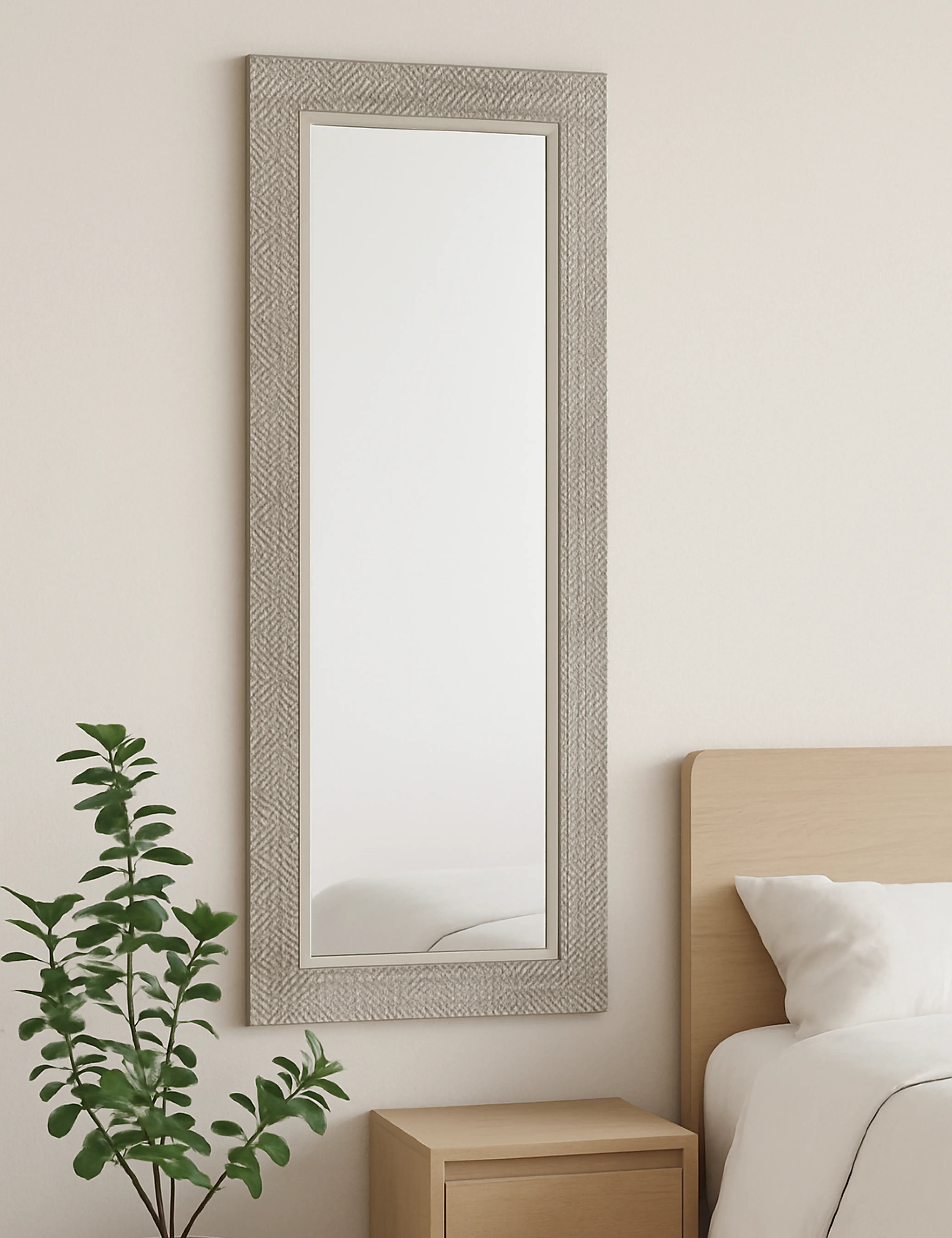 Brushed Gold Mirror (Double Frame)