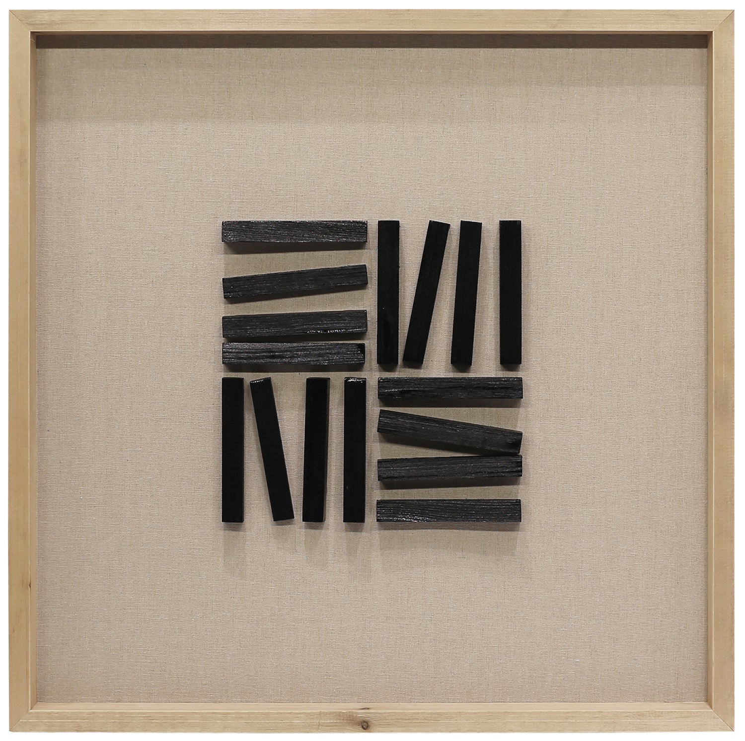 3D Wood on Texture (Black)
