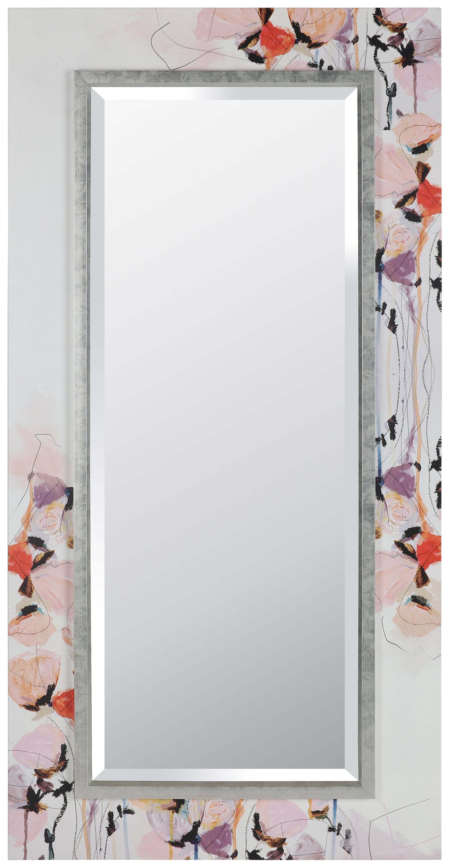 Floral Frame Mirror (Plain Mirror)