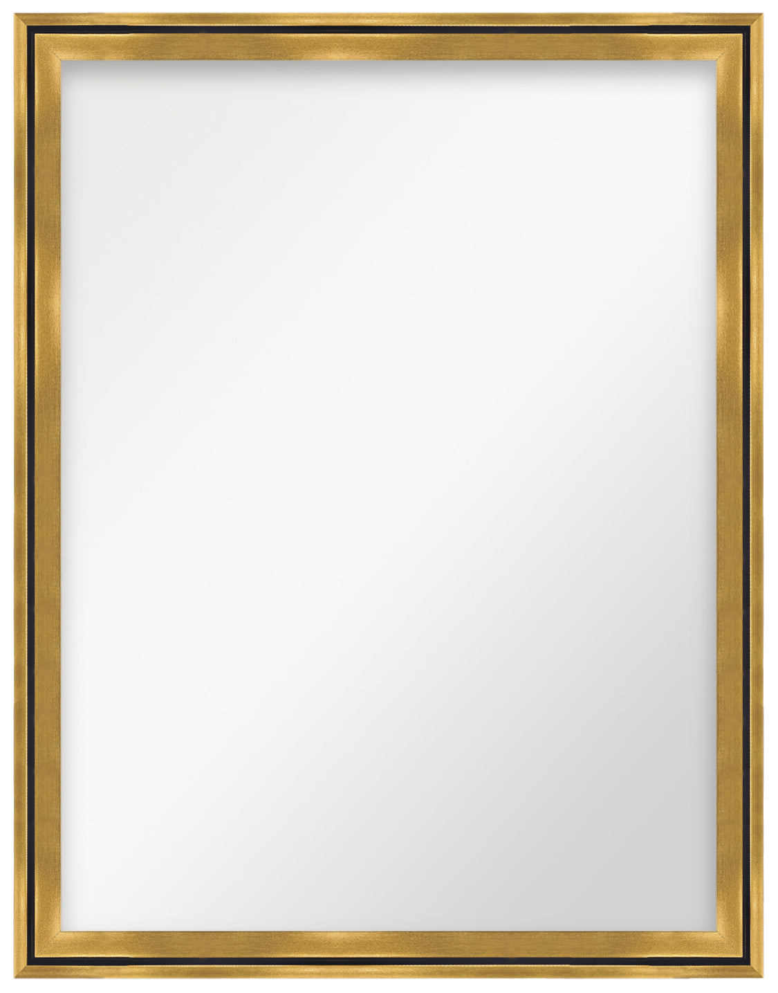 Brushed Gold Mirror (Double Frame)