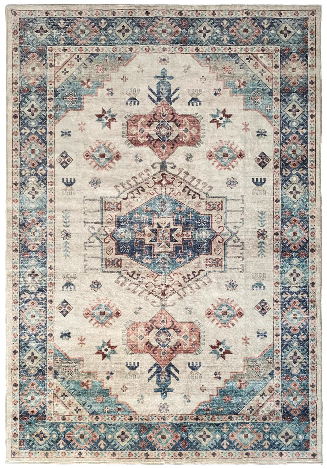 Tribal Geometric Area Rugs for Living Room