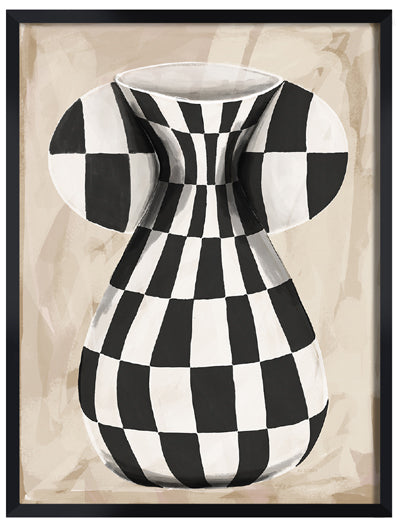 Checkered Water Jug (33.5" x 49.5")