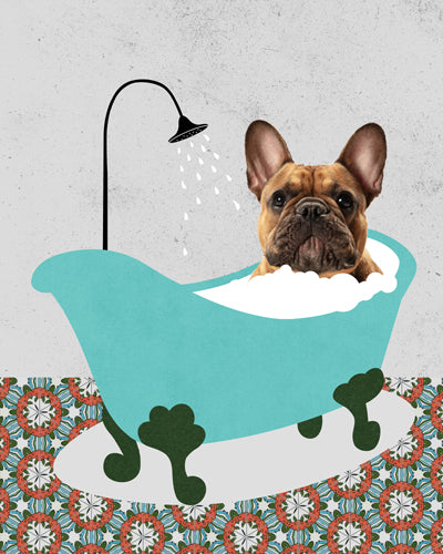 Dog Bath (16" x 20")