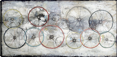 Bike Wheels (24" x 48")