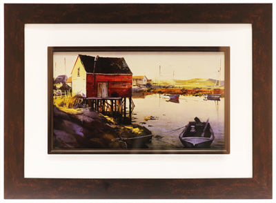 Finshing Boat I (18.5" x 25.5")