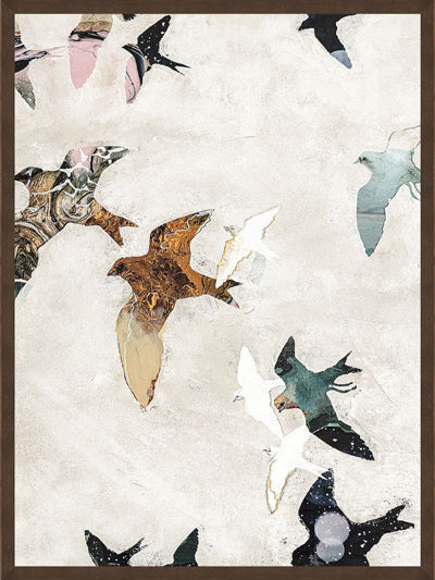 Abstract Birds I (31" x 41")