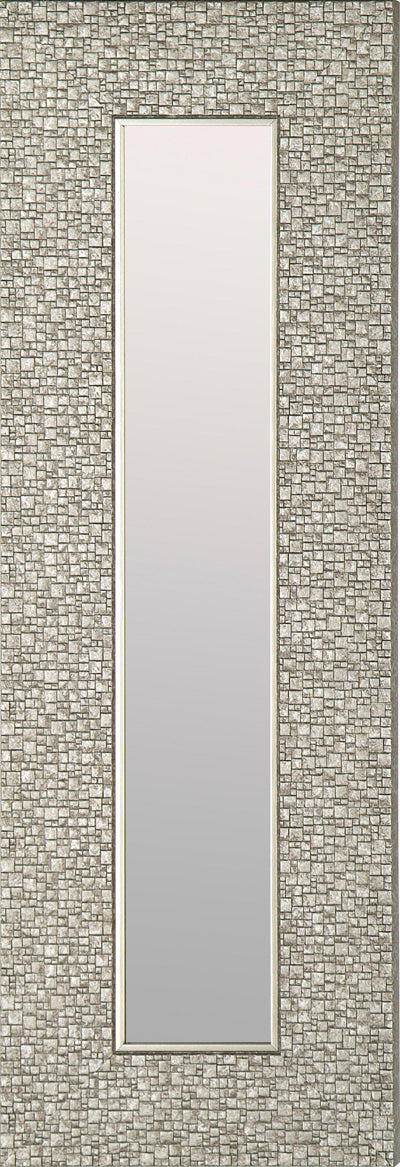 Mosaic Silver Narrow Designer Accent (9.25" x 27.75")