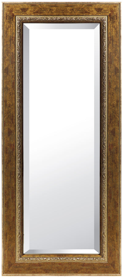 18X42 ANTIQUE GOLD MIRROR