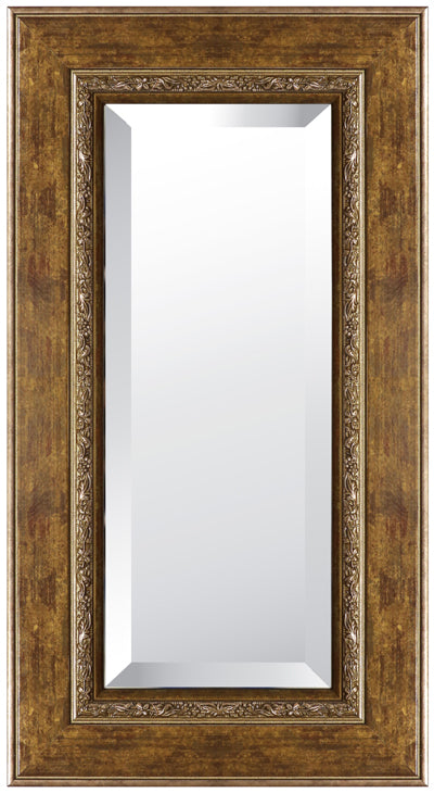 14X26 ANTIQUE GOLD MIRROR