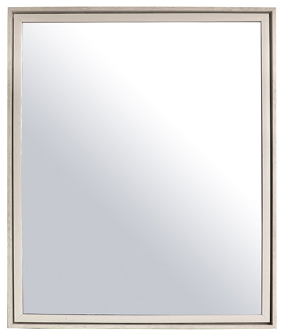 White on White Vanity Mirror (26.25" x 32.25")