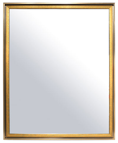 Gold Floater Vanity Mirror (26.25" x 32.25")