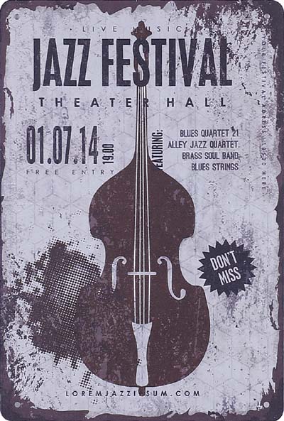 Jazz Festival (8" x 12")