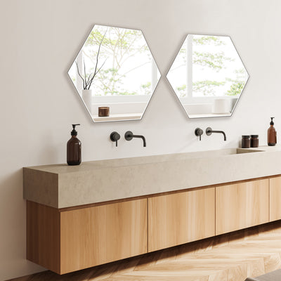 Hexagon Mirror (23.5" x 27.5")