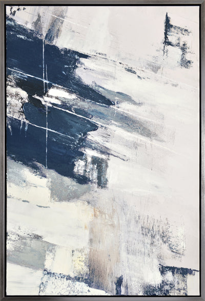 ABSTRACT 31.5X47.2" PRINT+70% HAND PAINTED