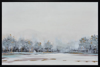 Tree Line Print+70% Hand Painted (31.5" x 47.2")