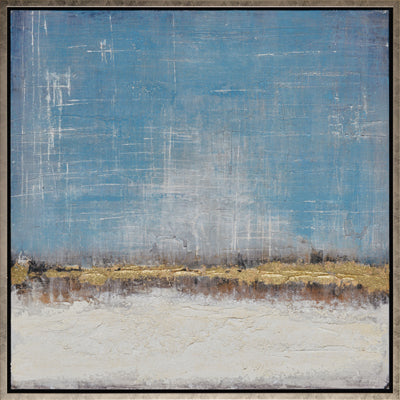 ABSTRACT IV 35.4X35.4" PRINT+HANDPAINTED