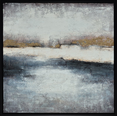 ABSTRACT V 35.4X35.4" PRINT+HANDPAINTED