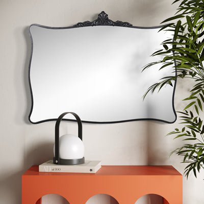 Black Shaped Mirror (31.5" x 23.8")