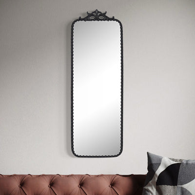 Black Rectangle Mirror (12" x 33.7")