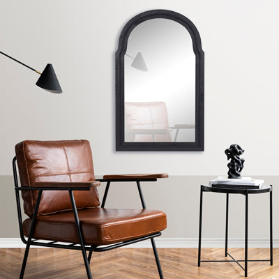 Black Arch Shaped Mirror (23.8" x 37.8")
