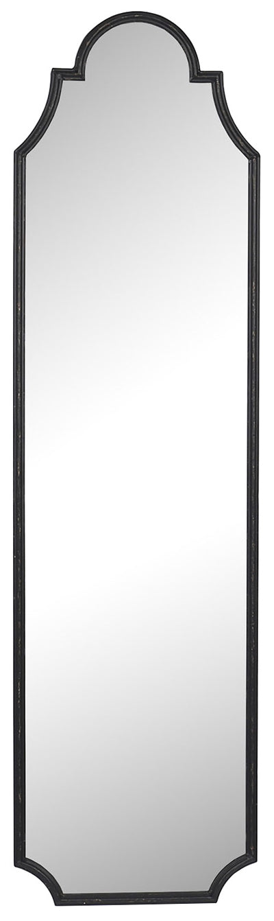Black Shaped Mirror (13" x 47.2")