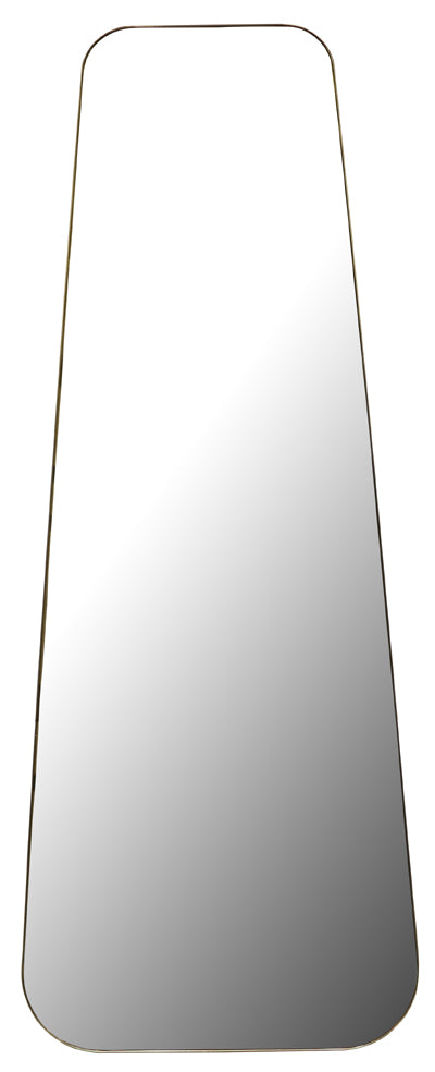 Shaped Brassy Mirror (24" x 64")