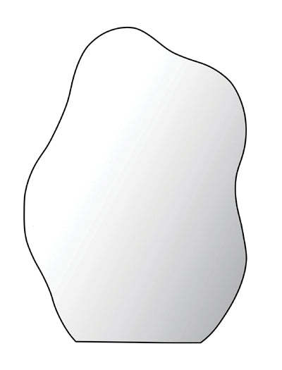 Black Shaped Mirror (20" x 28")
