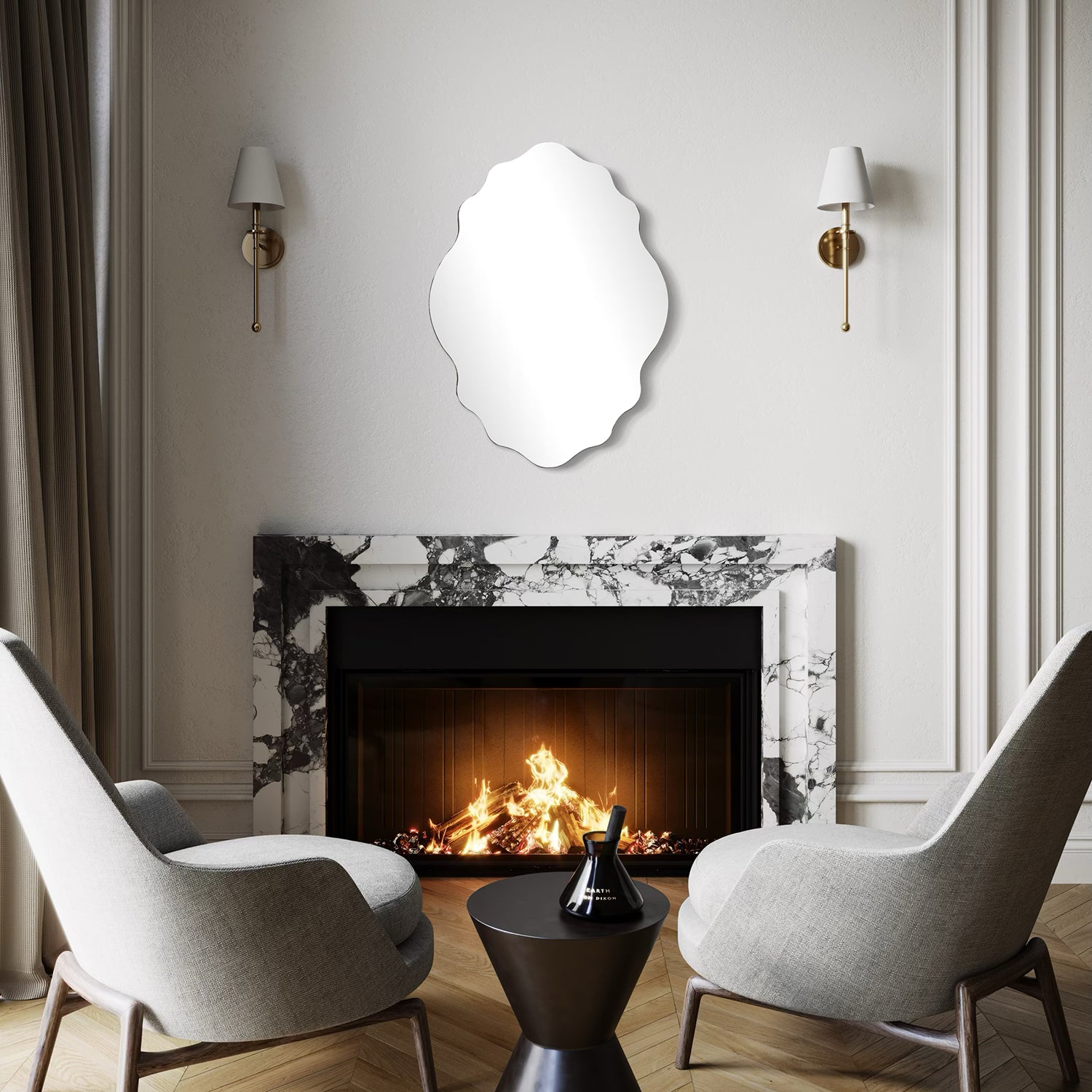 Shaped Mirror (22" x 30")