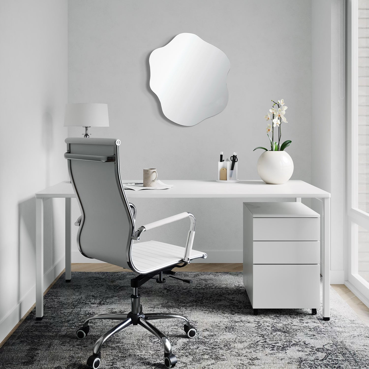 Shaped Mirror (27" x 30")
