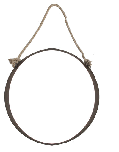 24" D Round Rope Mirror