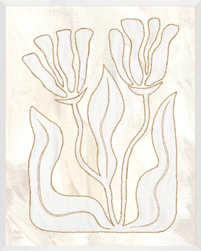 Tulip III Ochre (17" x 21")