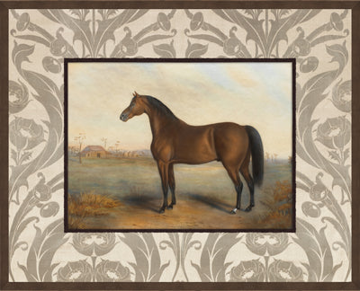 Saddle and Stripe II (17" x 21")