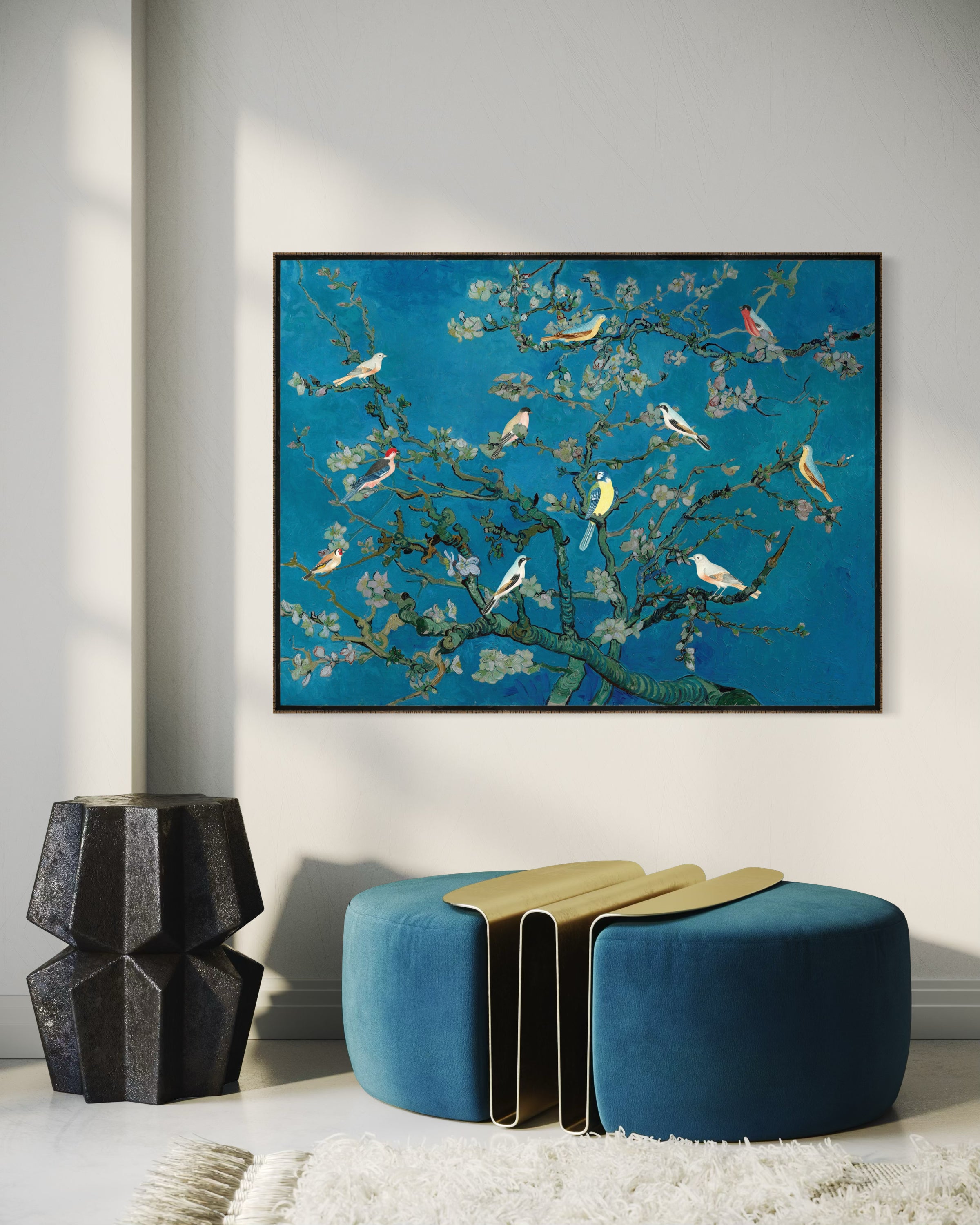 Birds in the Almond Blossom (37.25" x 49.25")