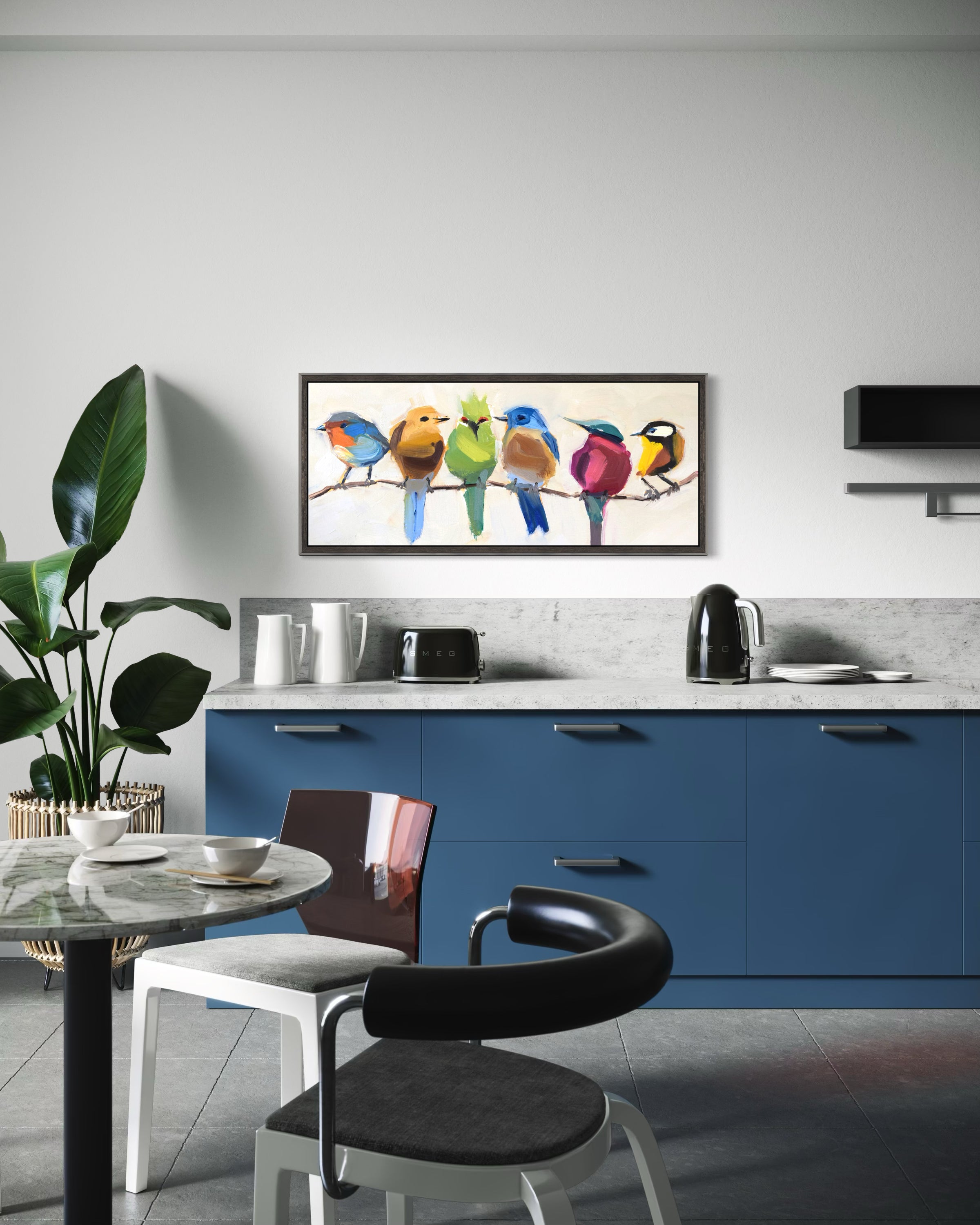 Birds on a Branch (22.5" x 50.5")
