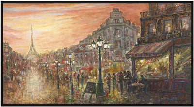Sunset in Paris (34.25" x 61.25")